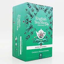 English Tea Shop Organic Tea 'Super Goodness' - Cranberry, Hibiscus & Rosehip 20 Tea Bags